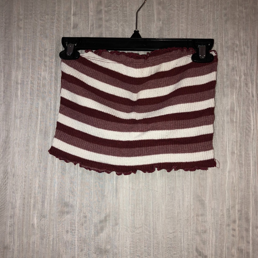 Strapless Crop Top